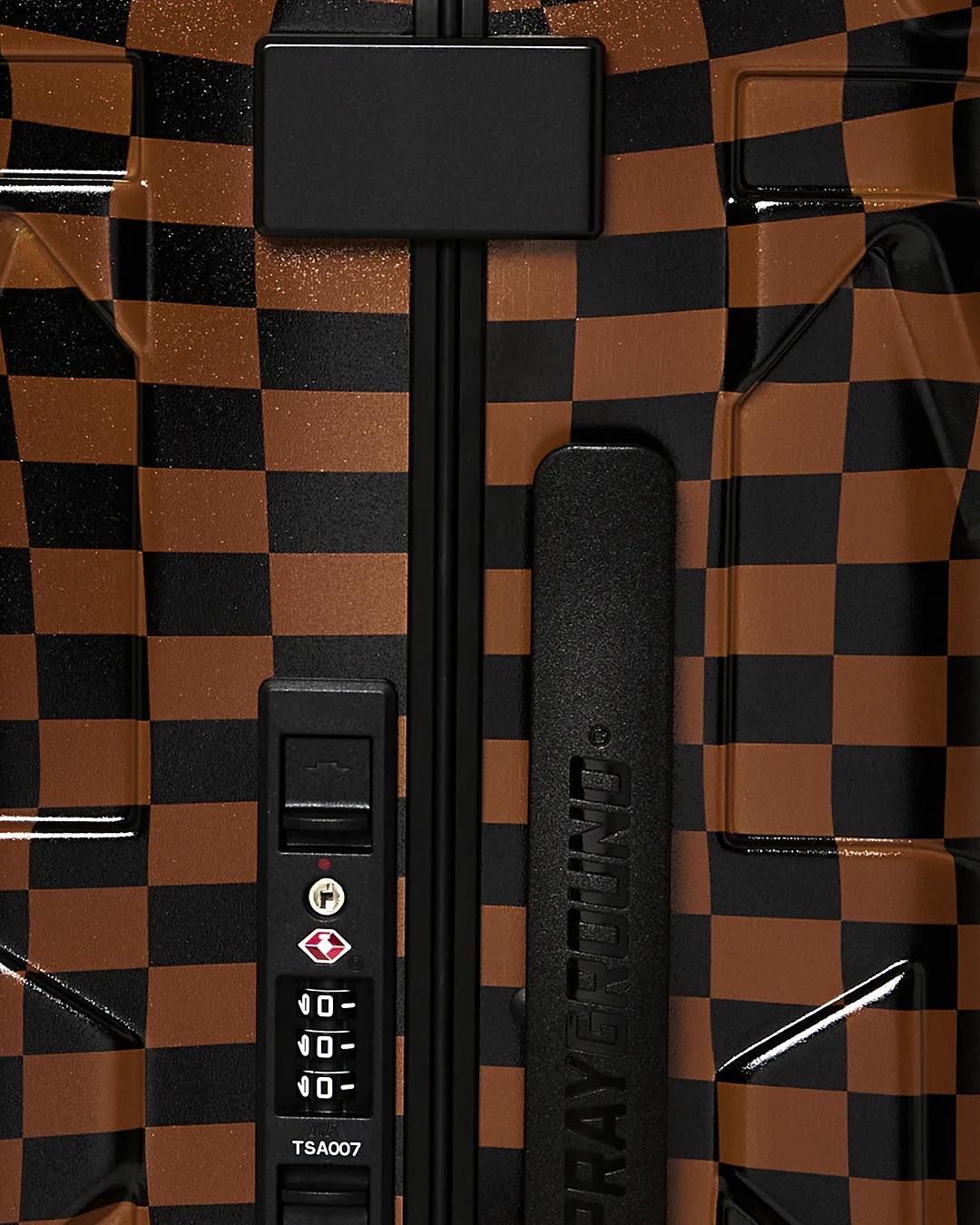Sprayground Premium | KATANA CHECK BOSS CARRY-ON LUGGAGE