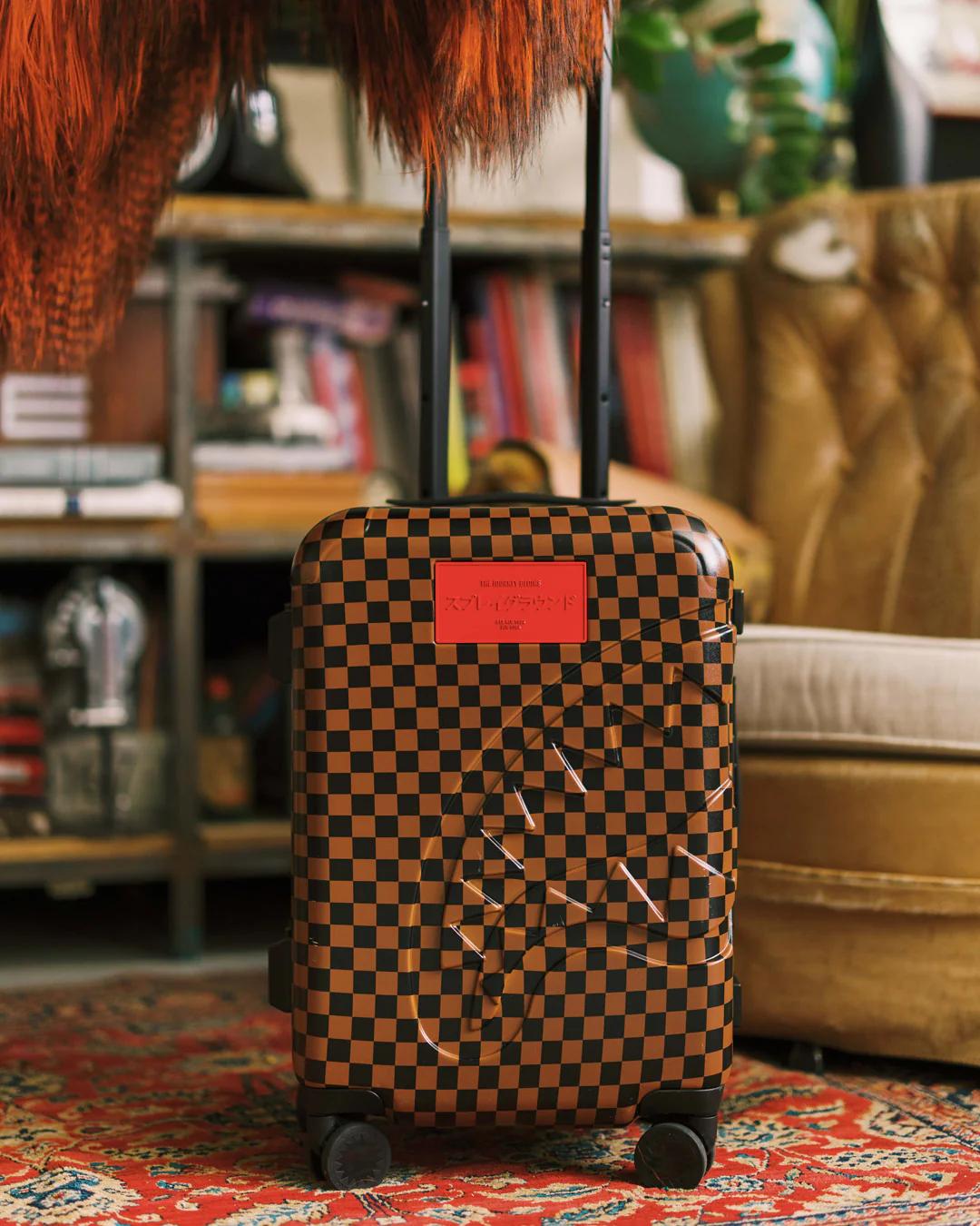 Sprayground Premium | KATANA CHECK BOSS CARRY-ON LUGGAGE