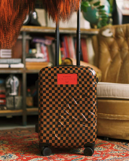 Sprayground Premium | KATANA CHECK BOSS CARRY-ON LUGGAGE