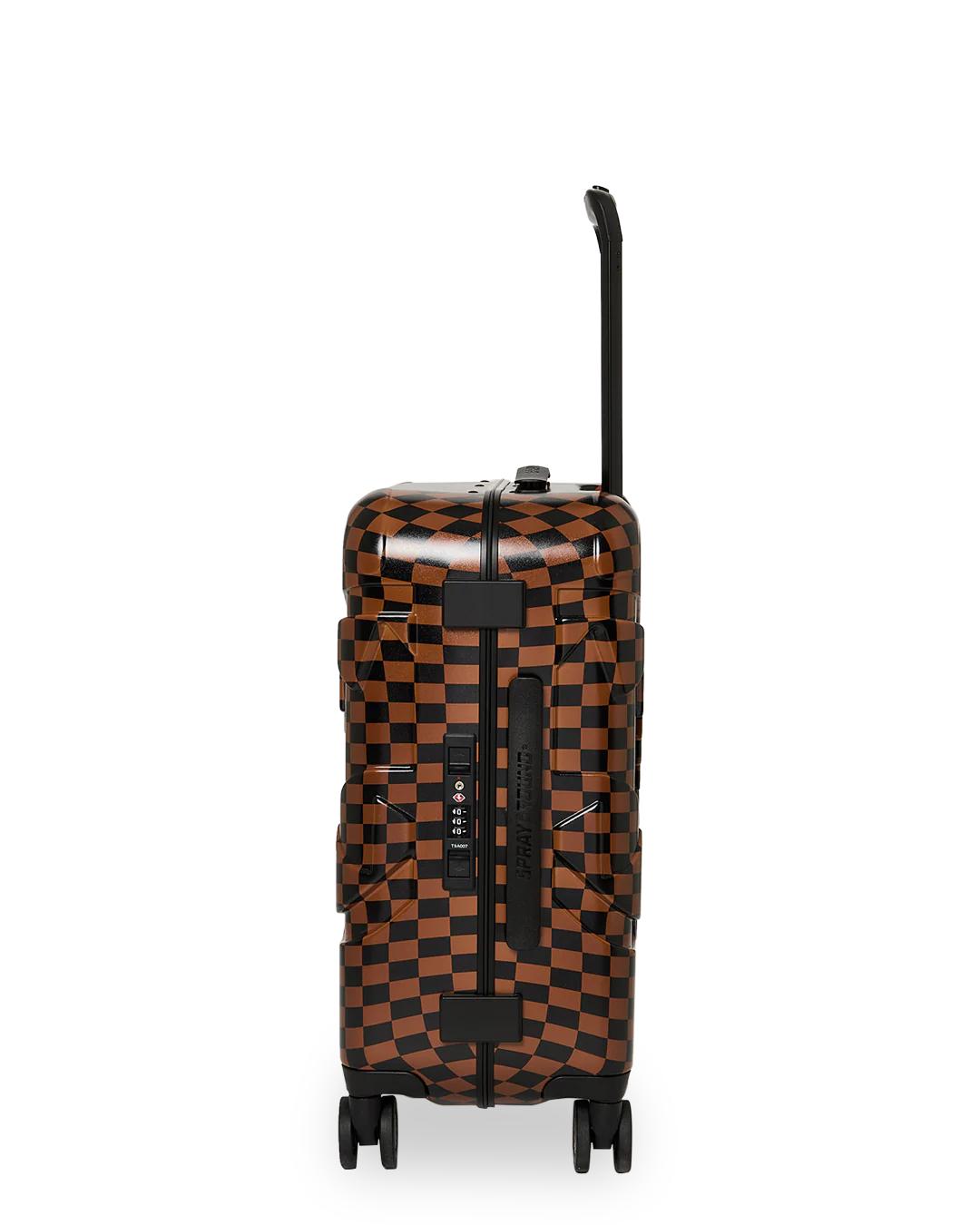 Sprayground Premium | KATANA CHECK BOSS CARRY-ON LUGGAGE
