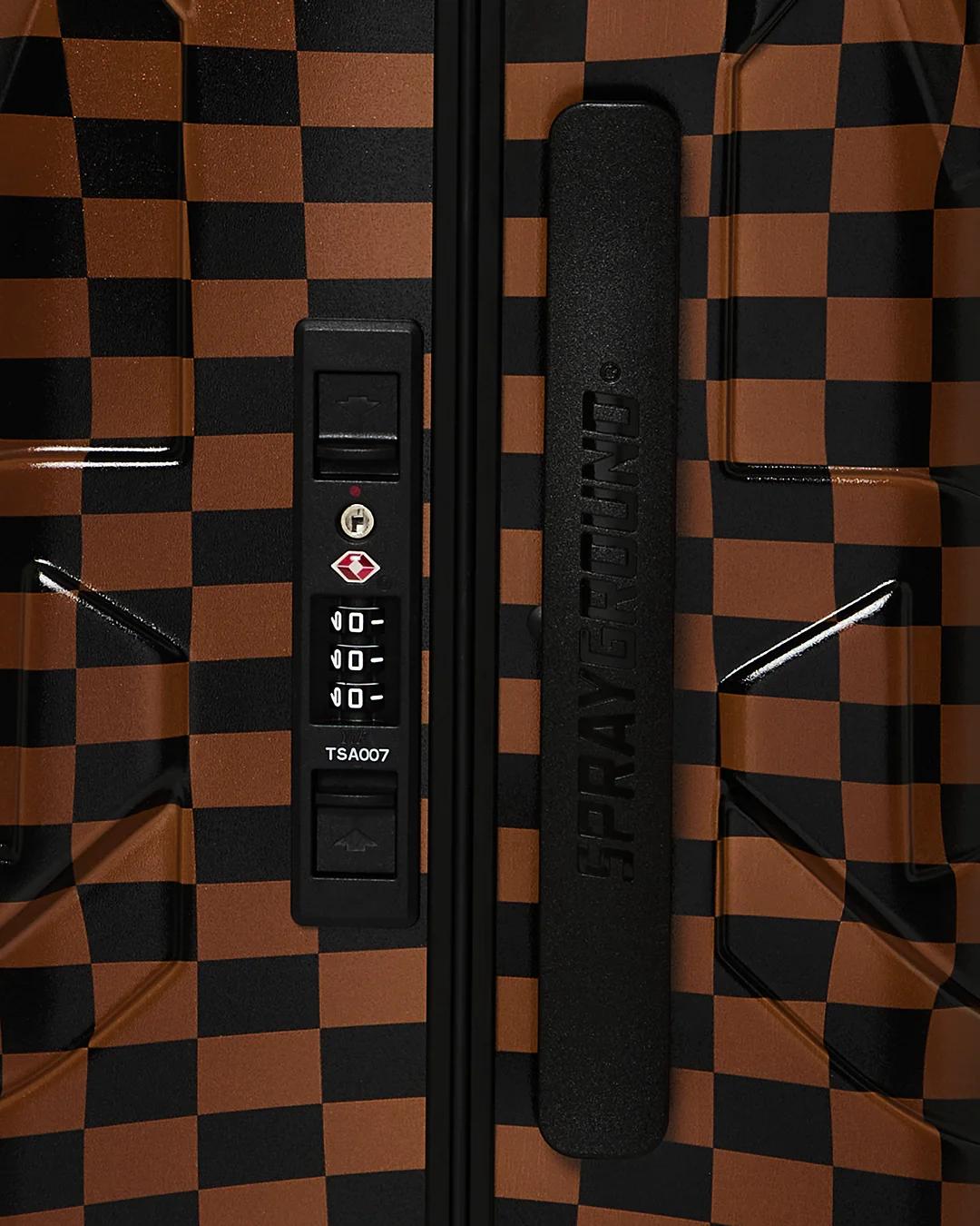 Sprayground Premium | KATANA CHECK BOSS CARRY-ON LUGGAGE