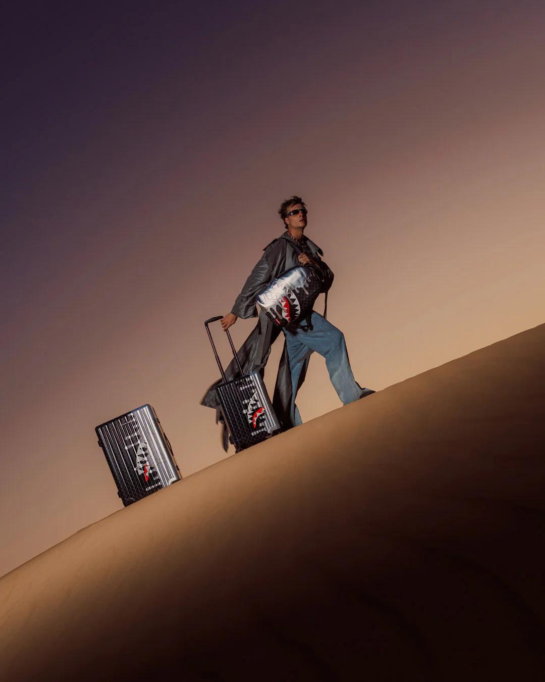 Sprayground New | CHROME SPECTRE CARRY-ON LUGGAGE