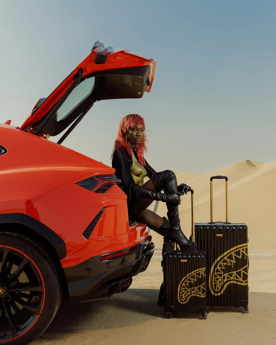 Sprayground Popular | GOLD FANG CARRY-ON LUGGAGE
