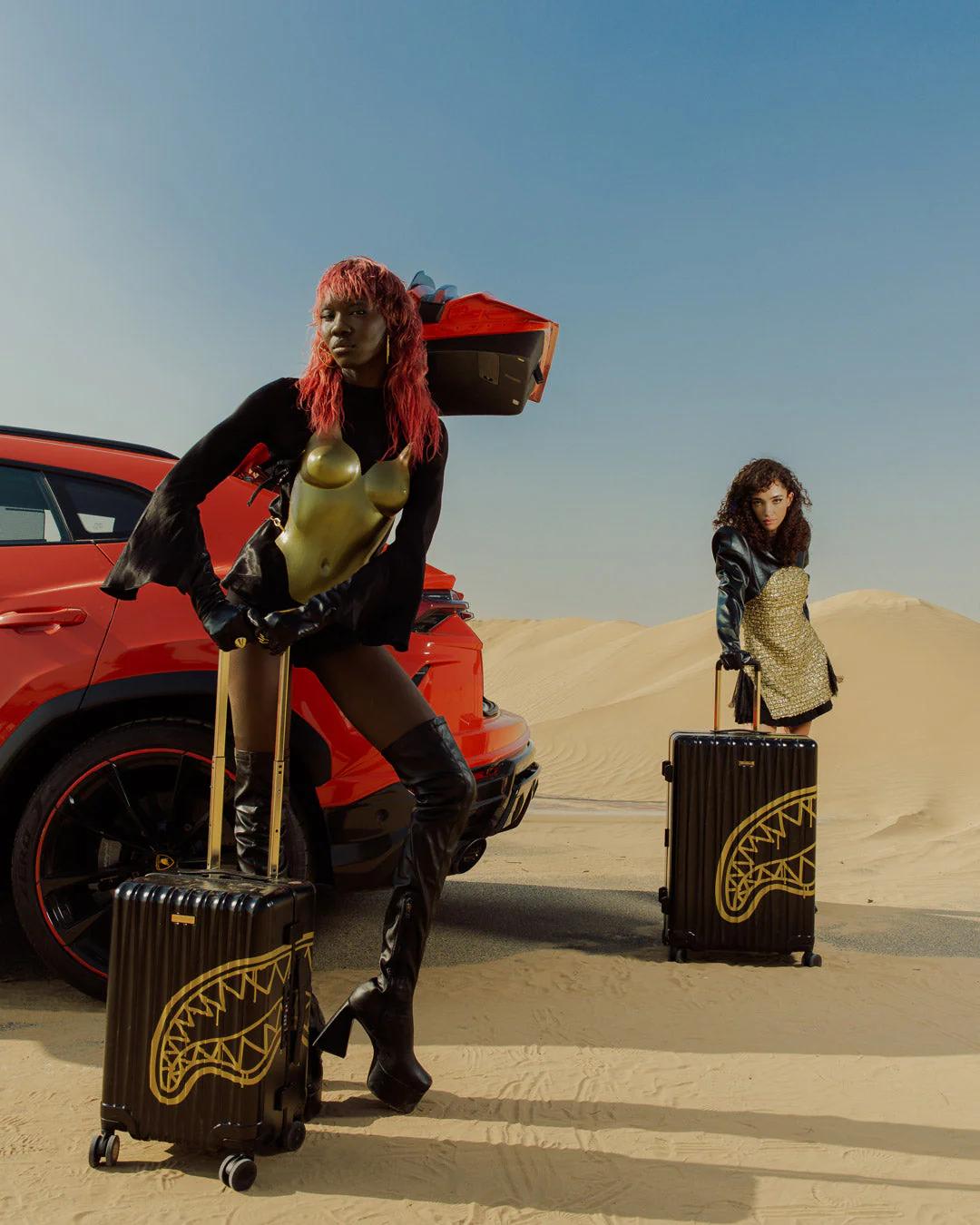 Sprayground Popular | GOLD FANG CARRY-ON LUGGAGE