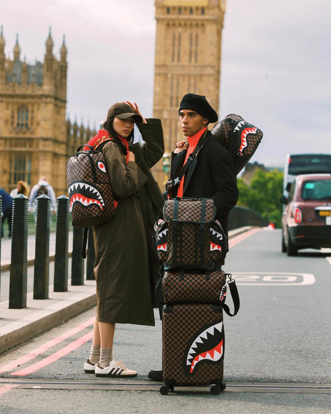 Sprayground Exclusive | THE PRIVATE JET SHARK CLUB CARRY-ON LUGGAGE