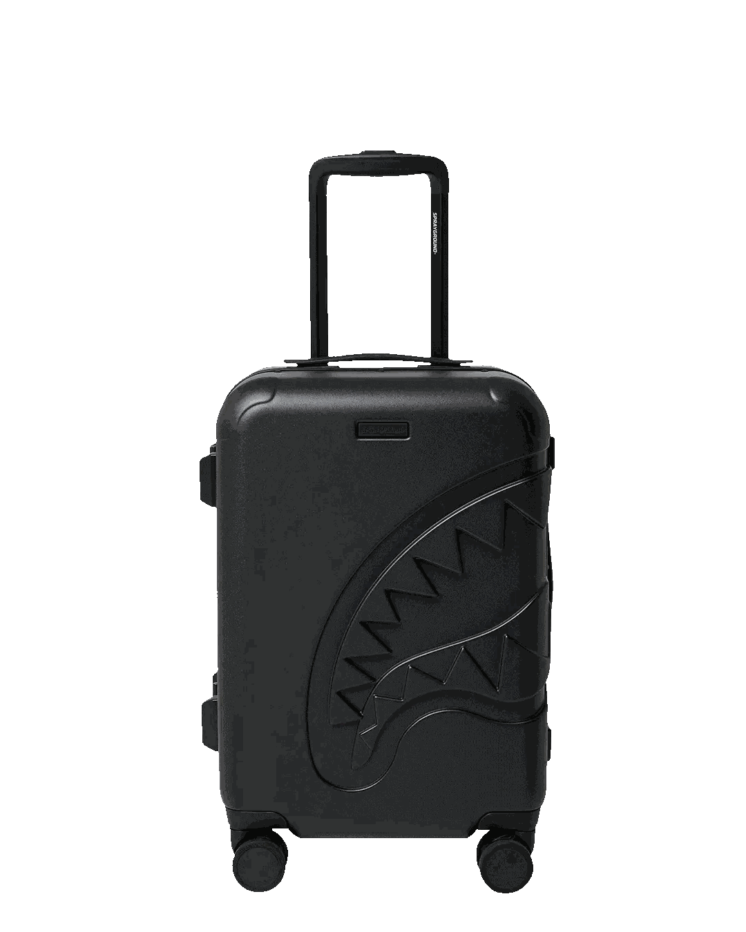 Sprayground Signature | THE JOURNEY BEGINS SHARKITECTURE CARRY-ON LUGGAGE BLACK WITH EXTRA STI