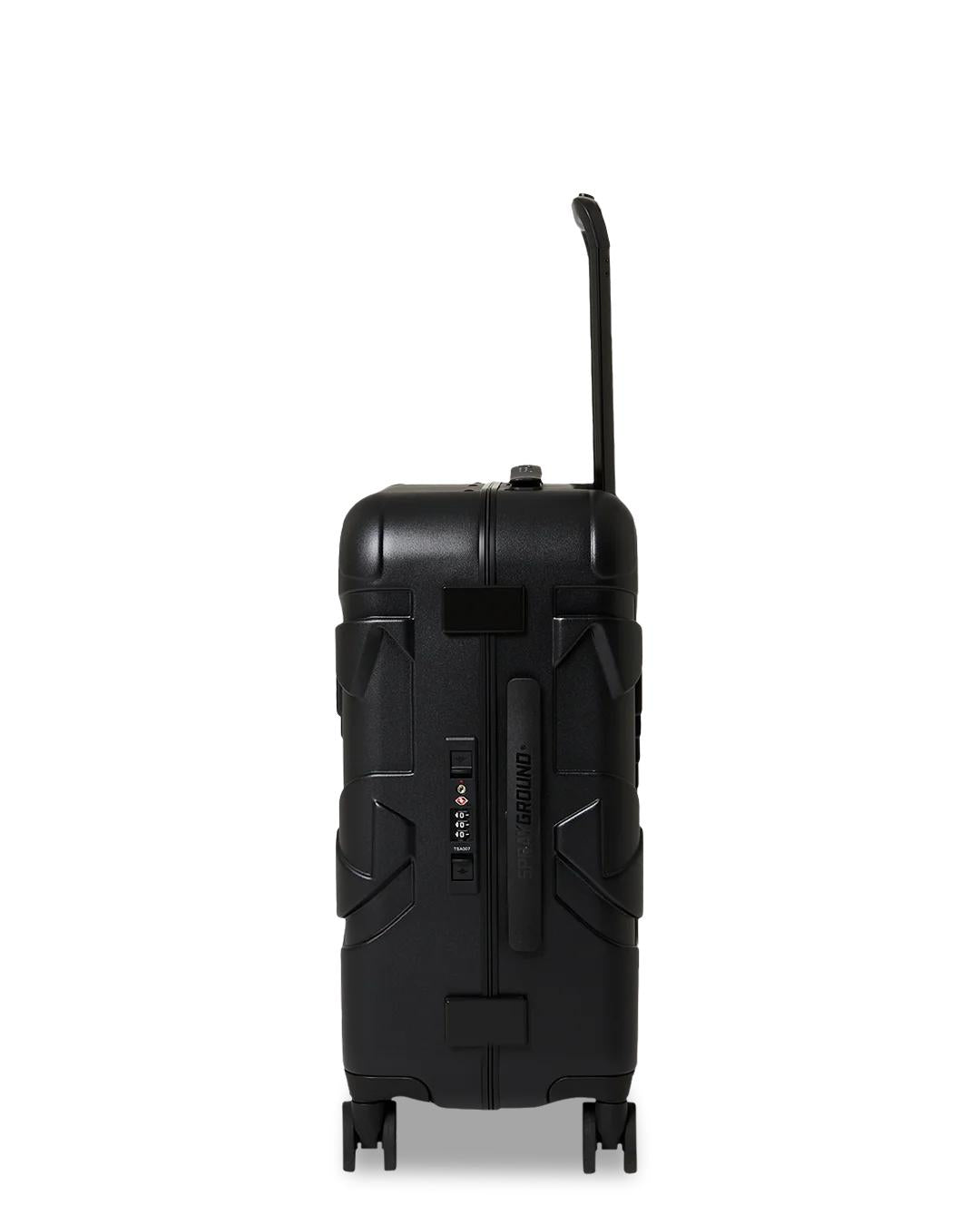Sprayground Signature | THE JOURNEY BEGINS SHARKITECTURE CARRY-ON LUGGAGE BLACK WITH EXTRA STI
