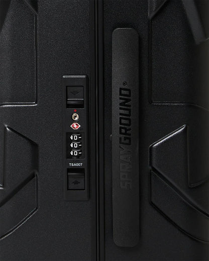 Sprayground Signature | THE JOURNEY BEGINS SHARKITECTURE CARRY-ON LUGGAGE BLACK WITH EXTRA STI