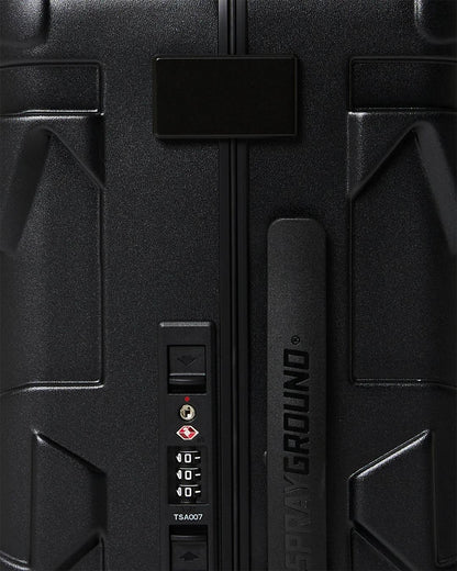 Sprayground Signature | THE JOURNEY BEGINS SHARKITECTURE CARRY-ON LUGGAGE BLACK WITH EXTRA STI