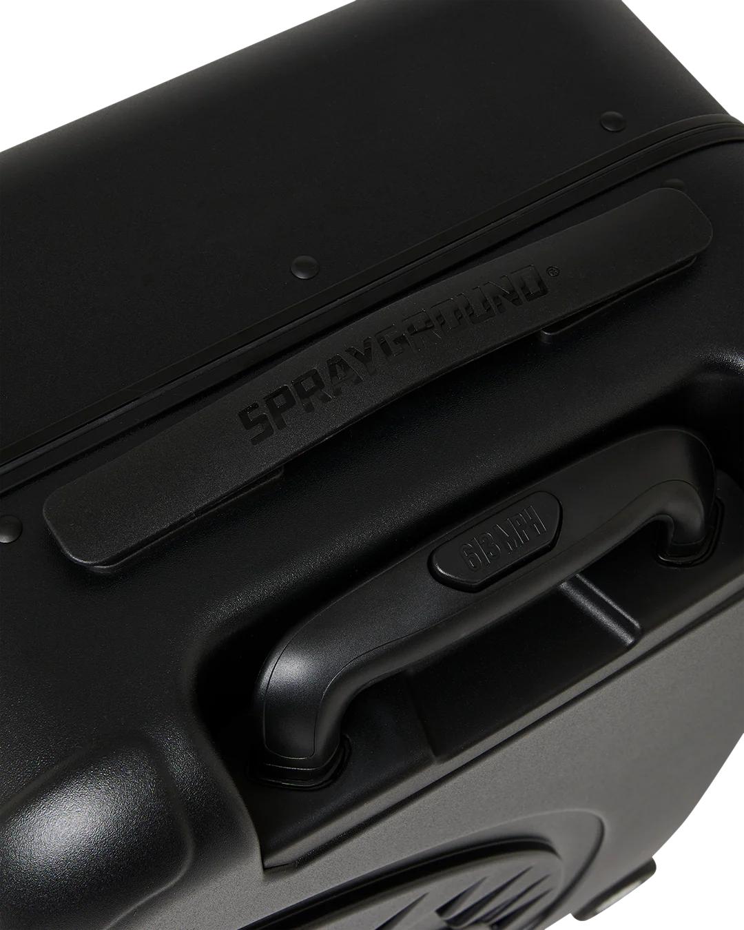 Sprayground Signature | THE JOURNEY BEGINS SHARKITECTURE CARRY-ON LUGGAGE BLACK WITH EXTRA STI