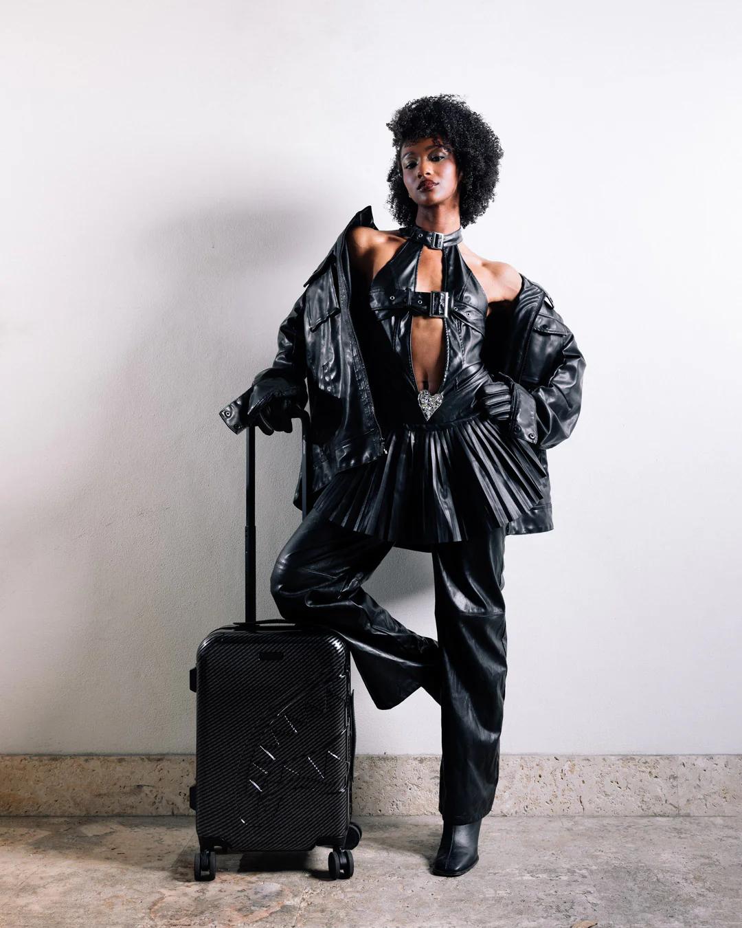 Sprayground Premium | NIGHTFALL SHARKITECTURE CARRY-ON LUGGAGE