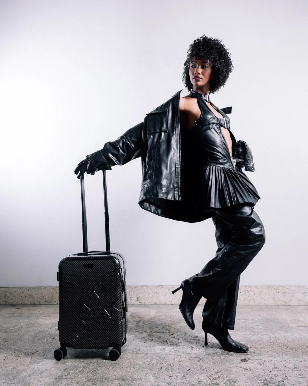 Sprayground Premium | NIGHTFALL SHARKITECTURE CARRY-ON LUGGAGE