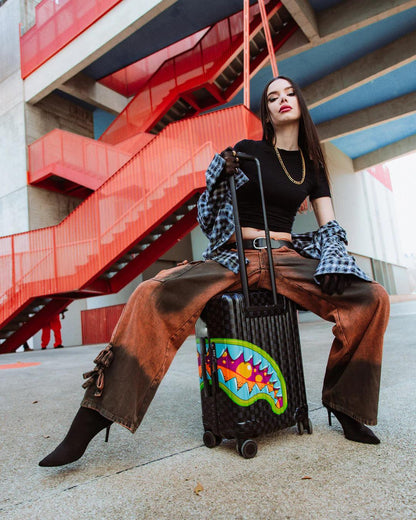 Sprayground Premium | SLIME TAKEOVER HARD SHELL CARRY-ON LUGGAGE