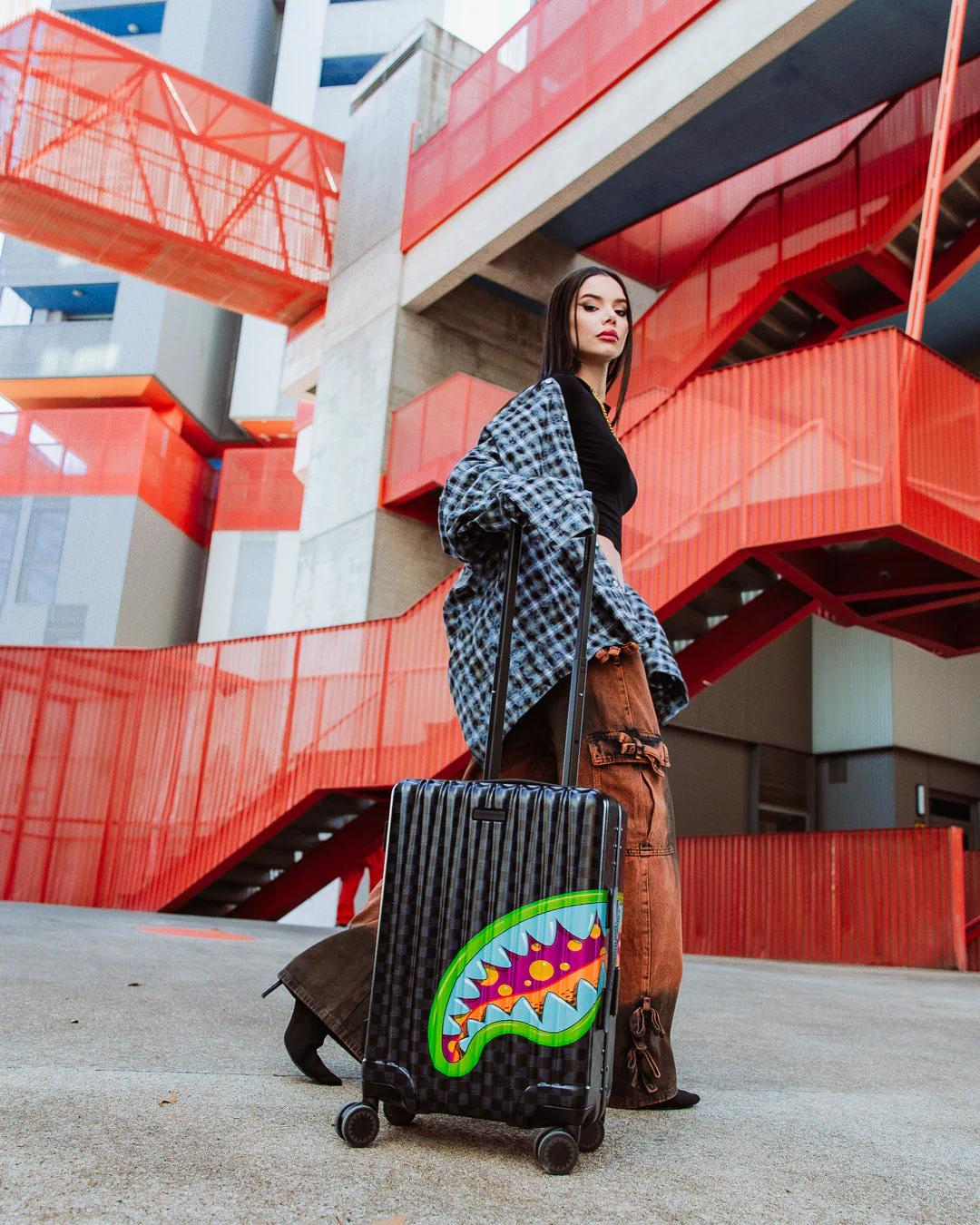 Sprayground Premium | SLIME TAKEOVER HARD SHELL CARRY-ON LUGGAGE
