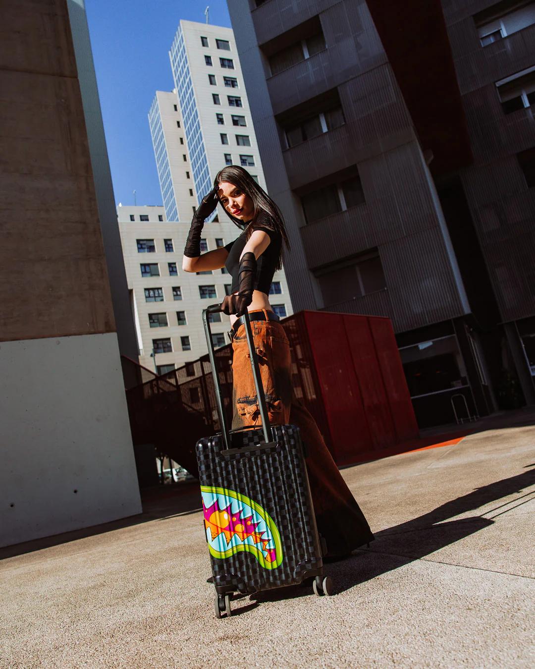 Sprayground Premium | SLIME TAKEOVER HARD SHELL CARRY-ON LUGGAGE