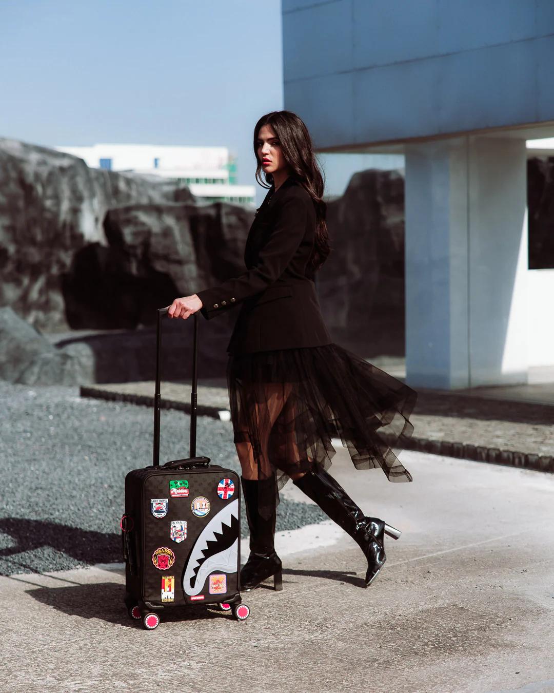 Sprayground New | GLOBAL MOGUL BILLIONAIRE IMPERIAL CARRY-ON LUGGAGE