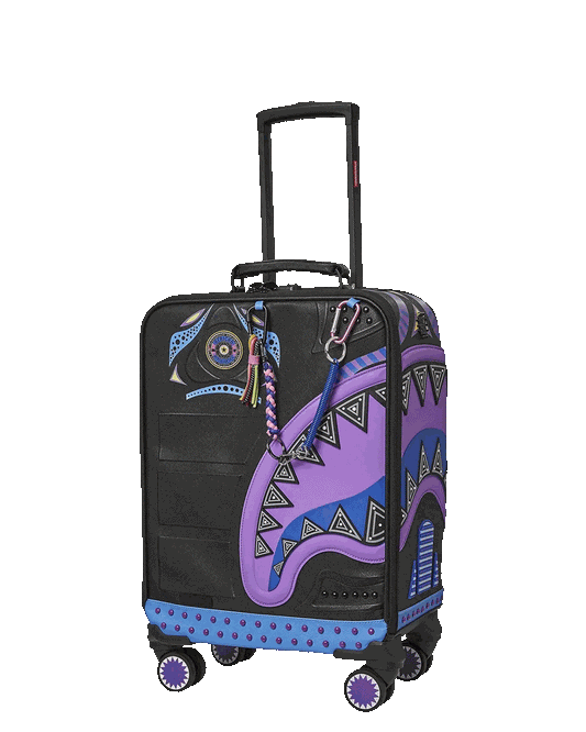 Sprayground Recommended | A.I. BROOKLYN & BEYOND - SANDFLOWER COLLAB IMPERIAL CARRY-ON LUGGAGE