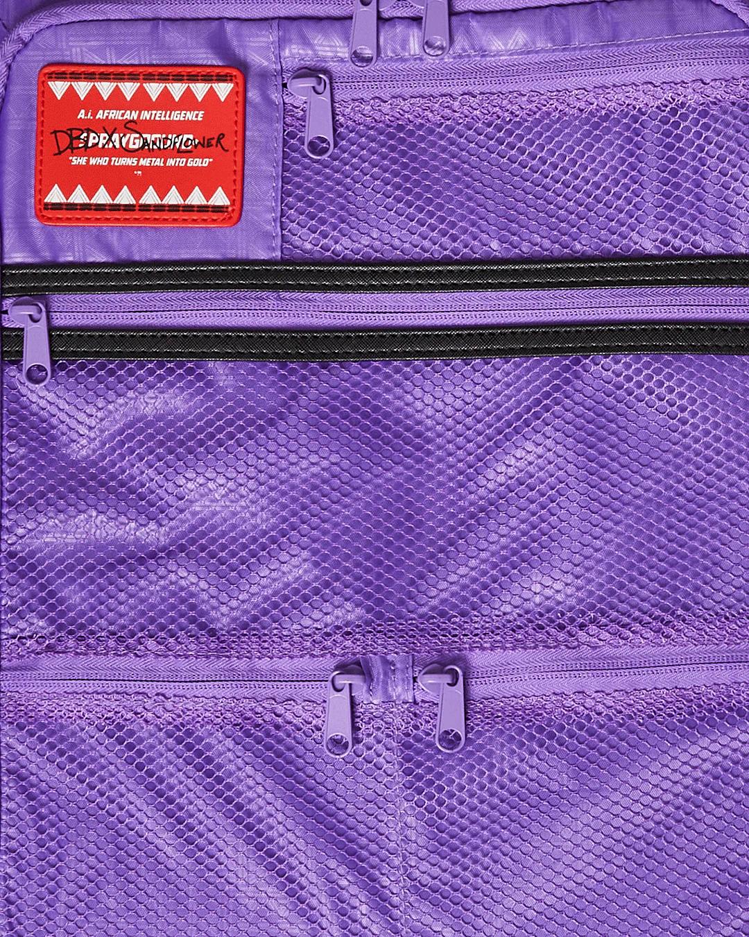 Sprayground Recommended | A.I. BROOKLYN & BEYOND - SANDFLOWER COLLAB IMPERIAL CARRY-ON LUGGAGE