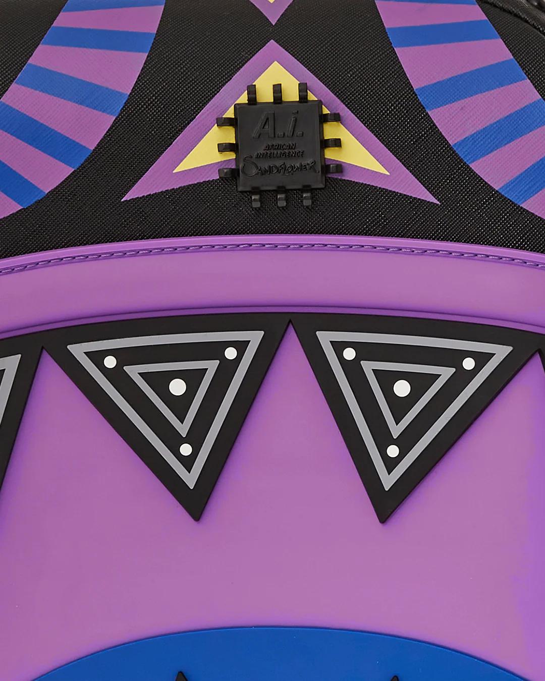 Sprayground Recommended | A.I. BROOKLYN & BEYOND - SANDFLOWER COLLAB IMPERIAL CARRY-ON LUGGAGE