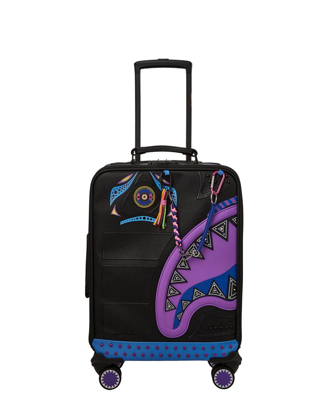 Sprayground Recommended | A.I. BROOKLYN & BEYOND - SANDFLOWER COLLAB IMPERIAL CARRY-ON LUGGAGE