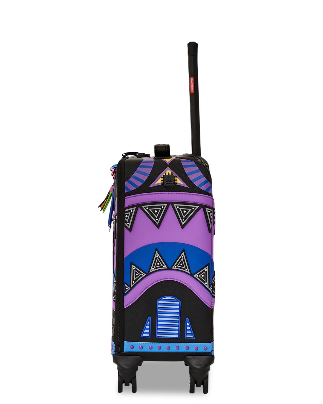 Sprayground Recommended | A.I. BROOKLYN & BEYOND - SANDFLOWER COLLAB IMPERIAL CARRY-ON LUGGAGE