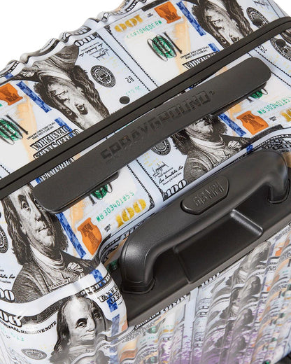 Sprayground Exclusive | BILLIONS IN THE BANK HARD SHELL CARRY-ON LUGGAGE