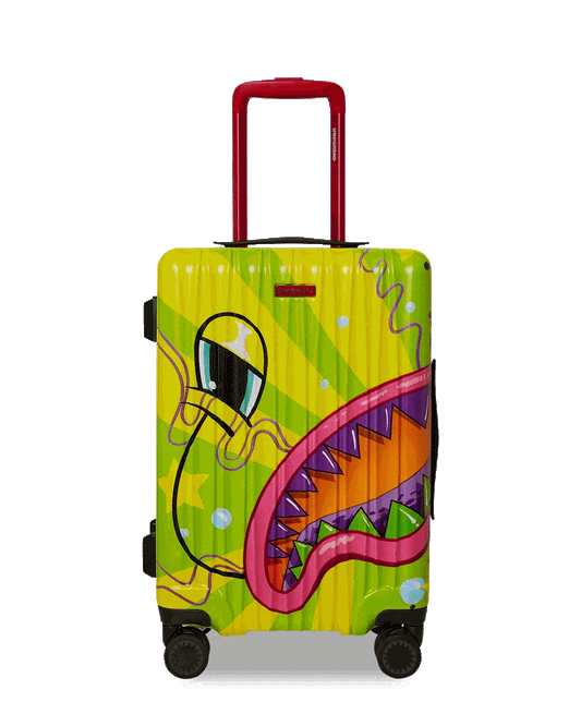 Sprayground Popular | SLIME DIME SHARKNAUTICS HARDSHELL CARRY-ON LUGGAGE