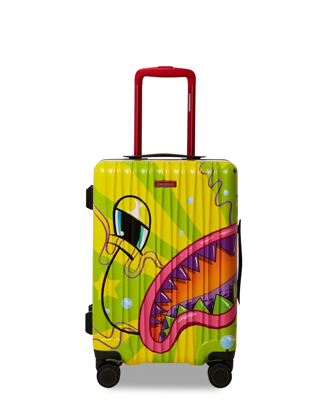 Sprayground Popular | SLIME DIME SHARKNAUTICS HARDSHELL CARRY-ON LUGGAGE