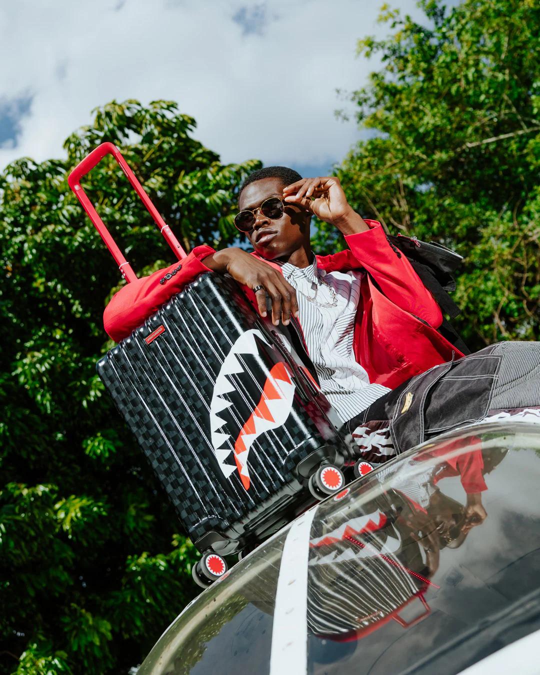 Sprayground Best Seller | ATOMIC VAPOR SHARKNAUTICS HARDSHELL CARRY-ON LUGGAGE