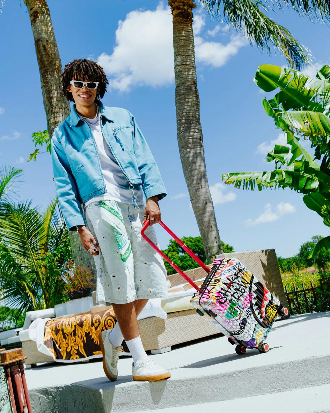 Sprayground Recommended | CREATE ANOTHER DAY SHARKNAUTICS HARDSHELL CARRY-ON LUGGAGE