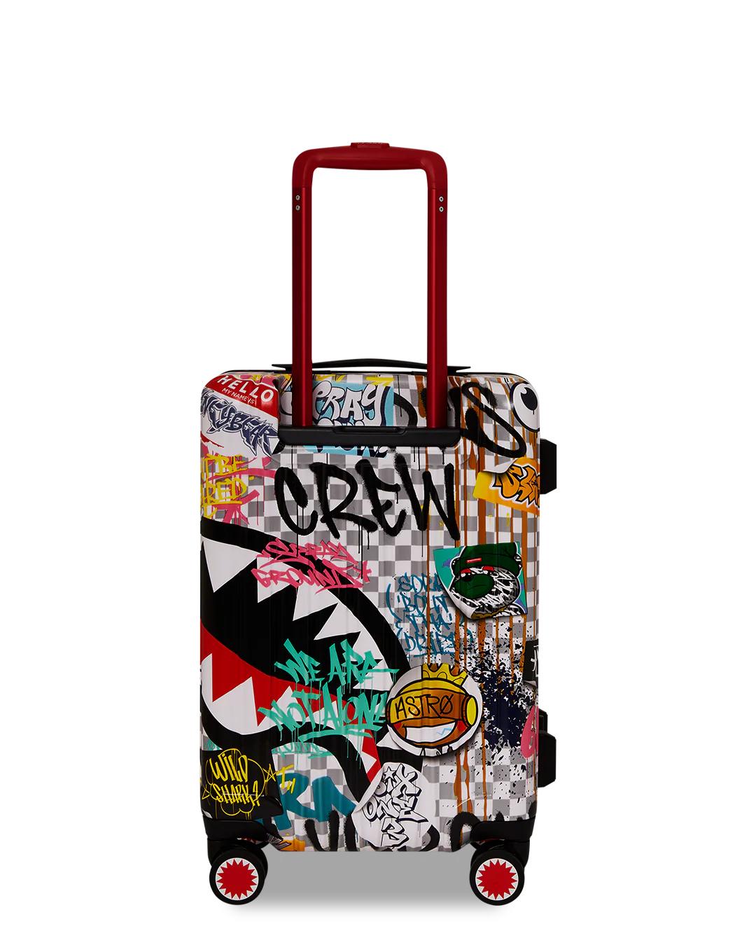Sprayground Recommended | CREATE ANOTHER DAY SHARKNAUTICS HARDSHELL CARRY-ON LUGGAGE