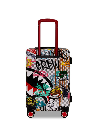 Sprayground Recommended | CREATE ANOTHER DAY SHARKNAUTICS HARDSHELL CARRY-ON LUGGAGE
