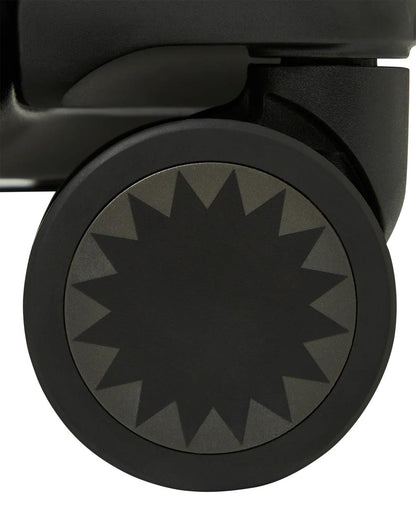 Sprayground Signature | REALITY CHECK SHARKITECTURE CARRY-ON JETBLACK LUGGAGE (GOLD HARDWARE)