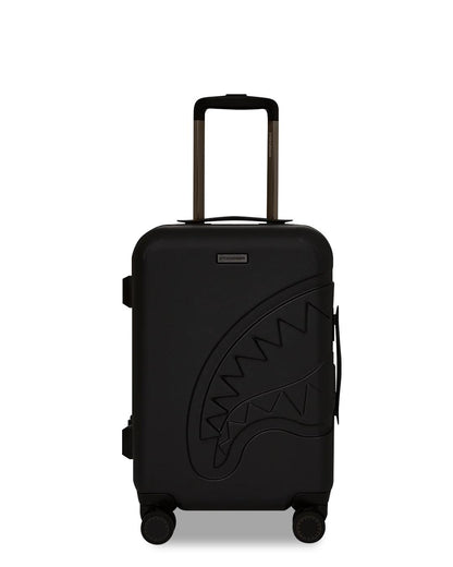 Sprayground Classic | REALITY CHECK SHARKITECTURE CARRY-ON JETBLACK LUGGAGE (GUNMETAL HARDWA