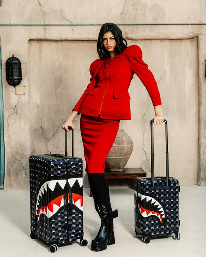 Sprayground Premium | SHARK MOB HIDEOUT FULL-SIZE LUGGAGE