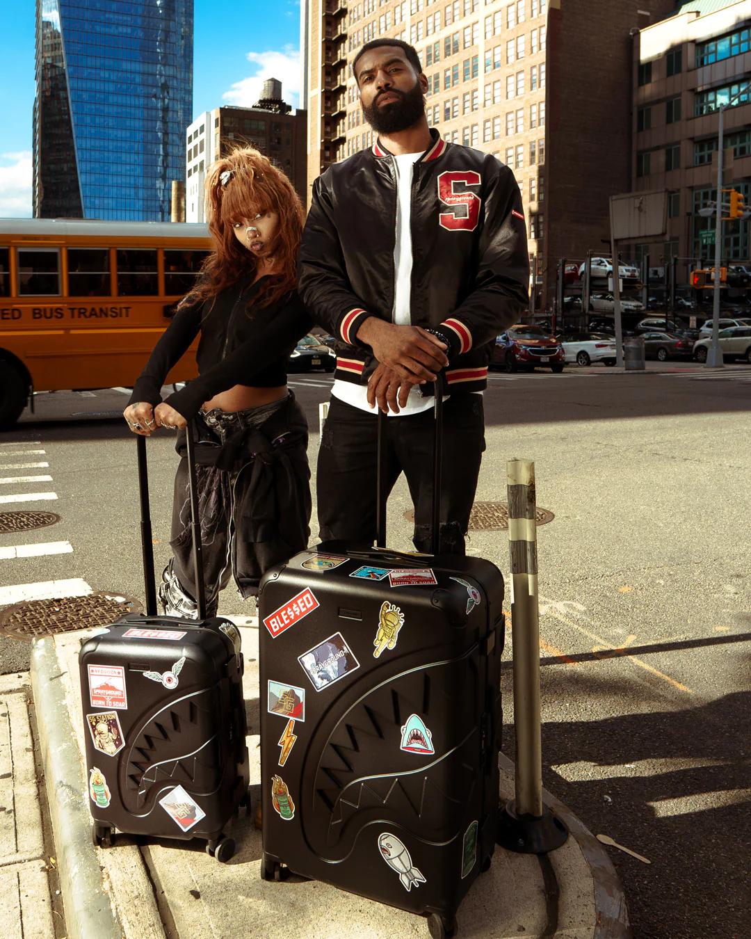Sprayground Exclusive | THE JOURNEY BEGINS SHARKITECTURE FULL-SIZE LUGGAGE
