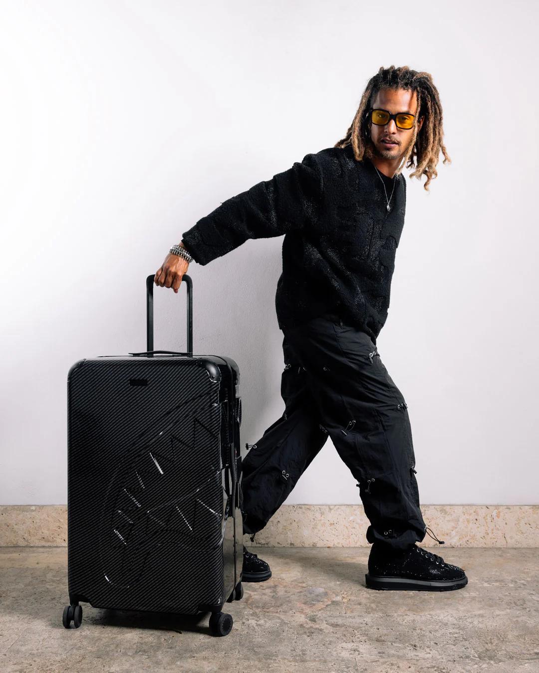 Sprayground Signature | NIGHTFALL SHARKITECTURE FULL-SIZE LUGGAGE