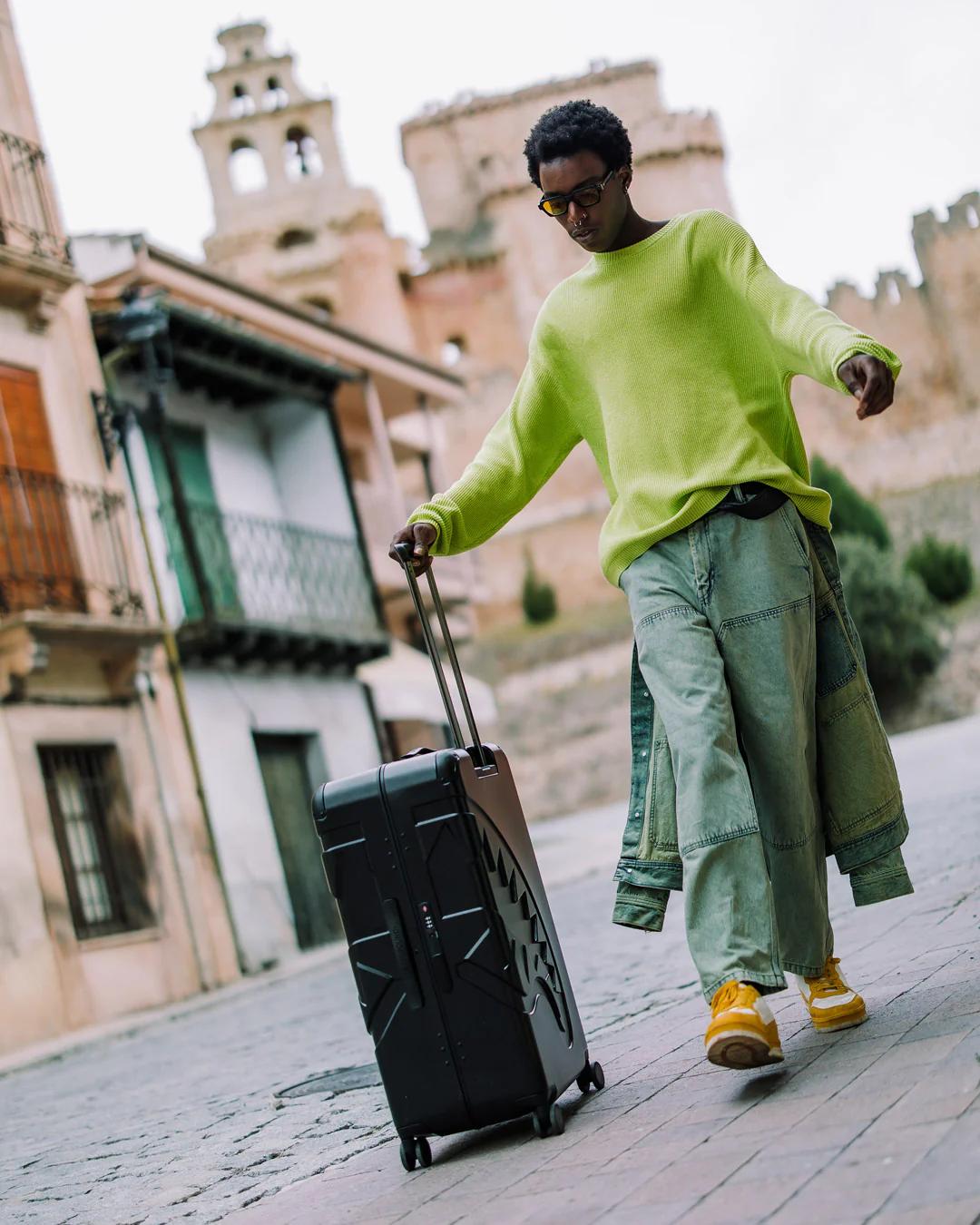 Sprayground Featured | NIGHTSHARKS WORLDWIDE SHARKITECTURE FULL SIZE LUGGAGE