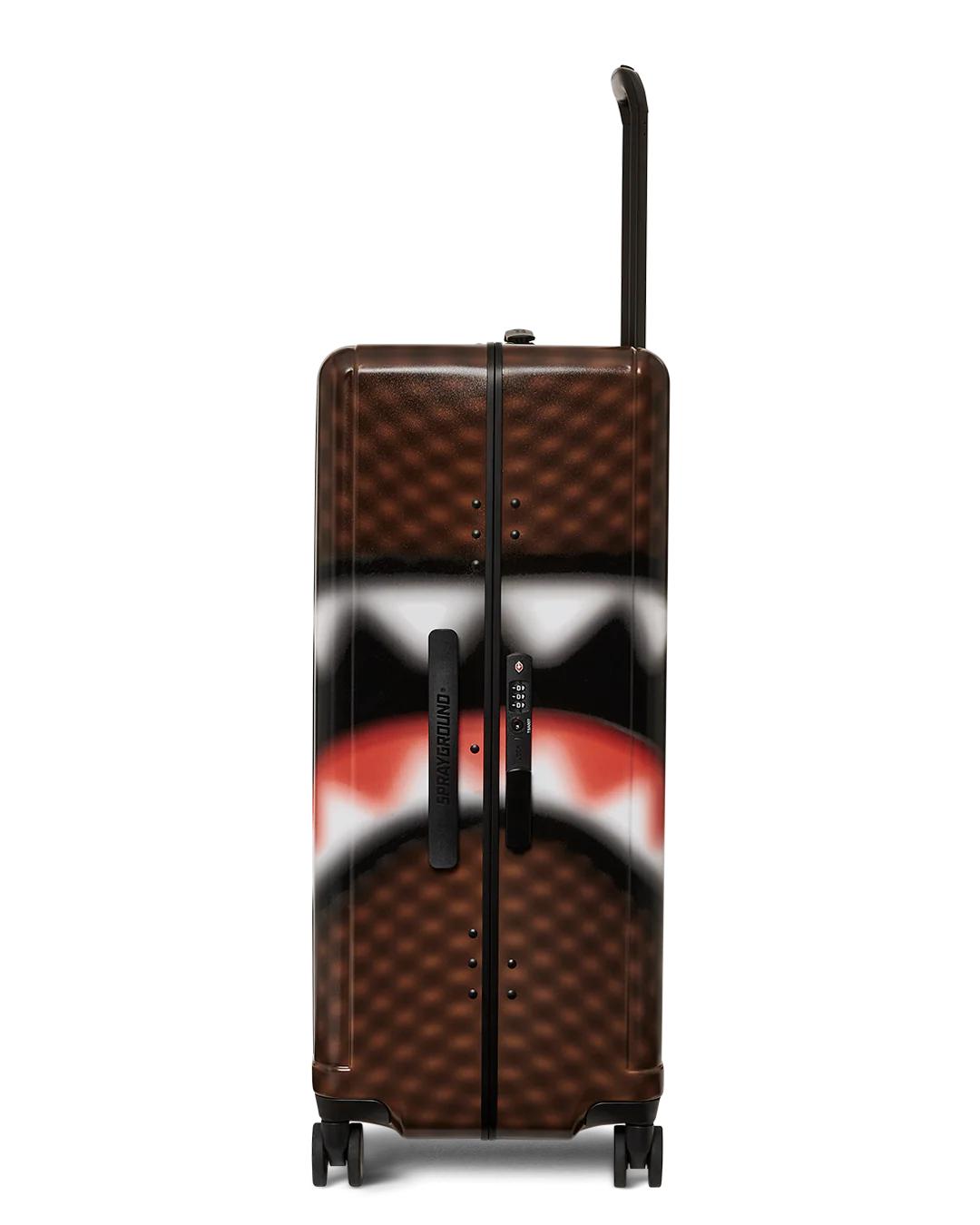 Sprayground Popular | SHARKS IN PARIS BLUR EFFECT FULL SIZE LUGGAGE