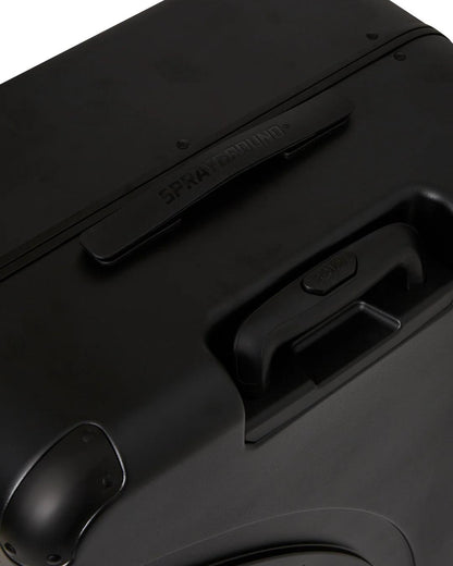 Sprayground Best Seller | REALITY CHECK SHARKITECTURE FULL-SIZE JETBLACK LUGGAGE (GOLD HARDWARE)