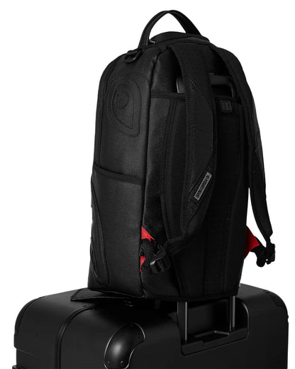 Sprayground Recommended | REALITY CHECK SHARKITECTURE FULL-SIZE JETBLACK LUGGAGE (GUNMETAL HARDW