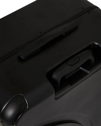 Sprayground Recommended | REALITY CHECK SHARKITECTURE FULL-SIZE JETBLACK LUGGAGE (GUNMETAL HARDW