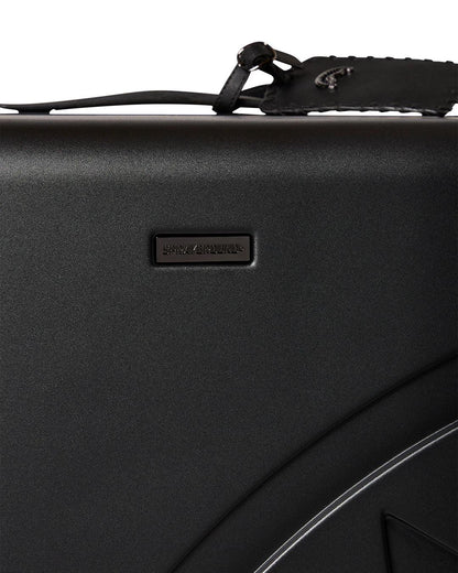 Sprayground Recommended | REALITY CHECK SHARKITECTURE FULL-SIZE JETBLACK LUGGAGE (GUNMETAL HARDW