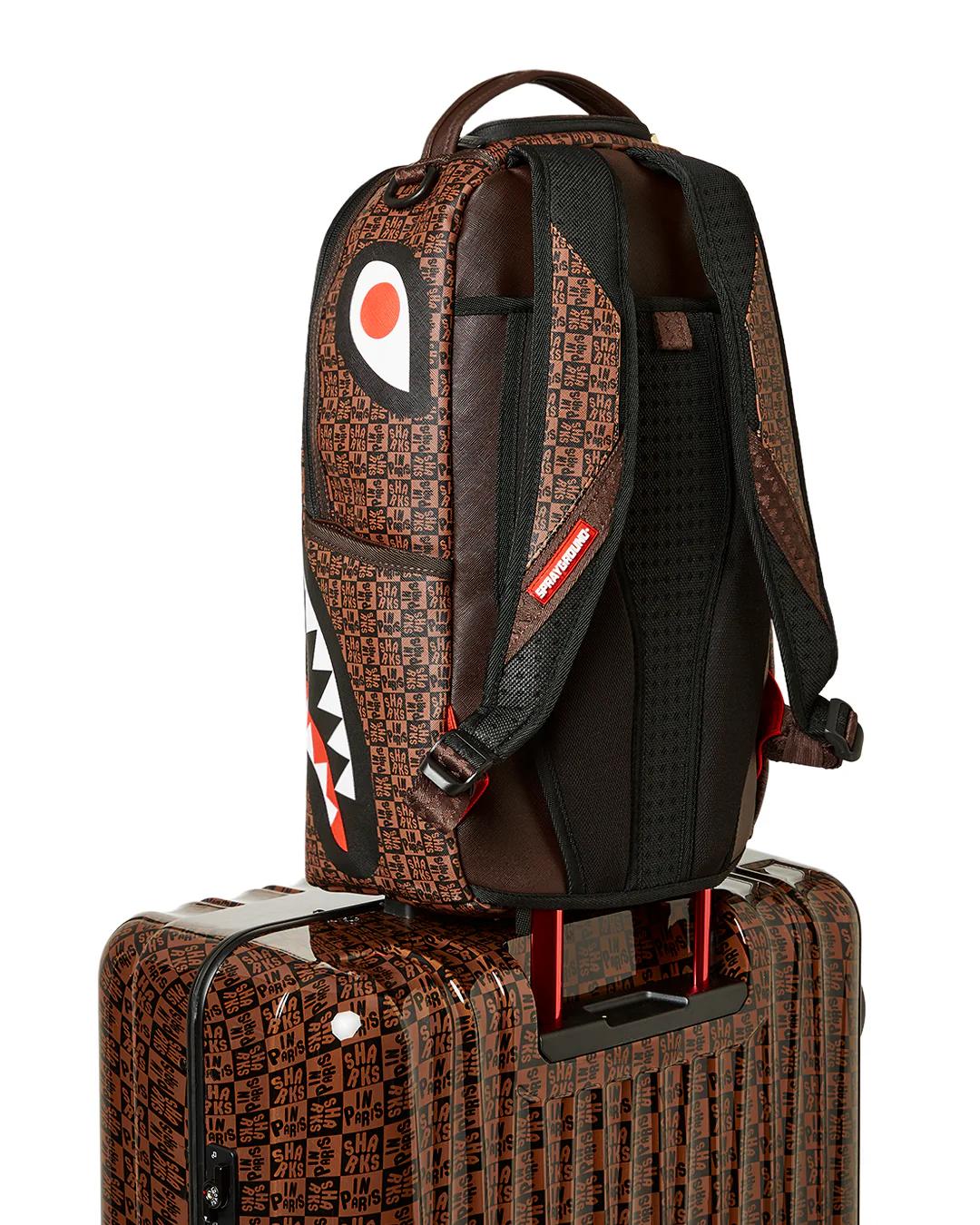 Sprayground Classic | FRENZY SHARKS SHARKNAUTICS HARDSHELL FULL-SIZE LUGGAGE