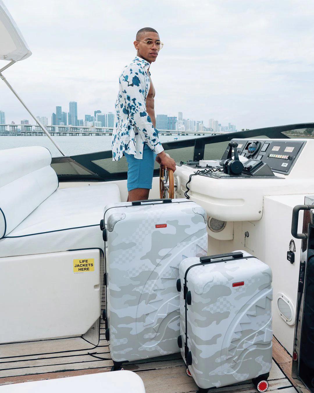 Sprayground Essential | 3AM LE BLANC LUGGAGE SET