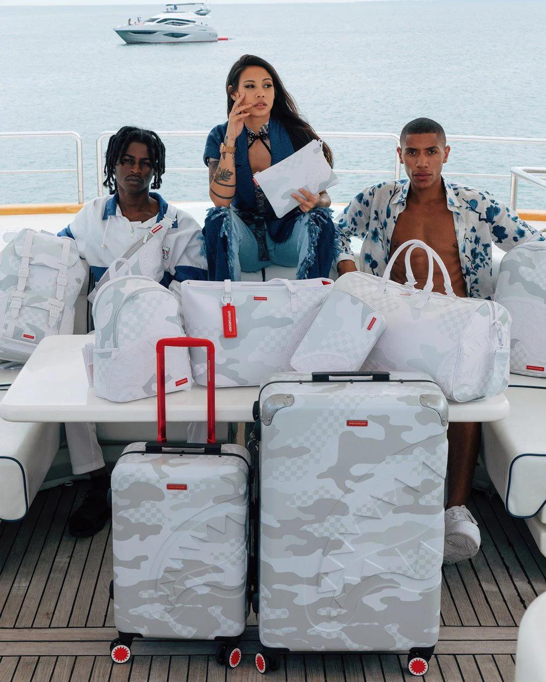 Sprayground Essential | 3AM LE BLANC LUGGAGE SET