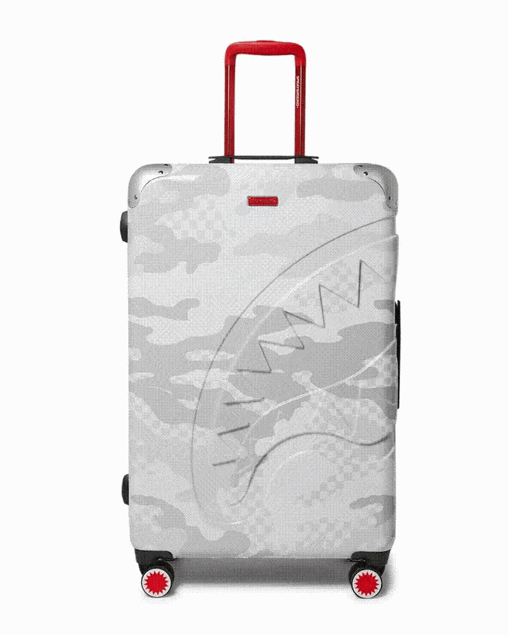 Sprayground Premium | 3AM LE BLANC SHARKNAUTICS HARDSHELL FULL-SIZE LUGGAGE
