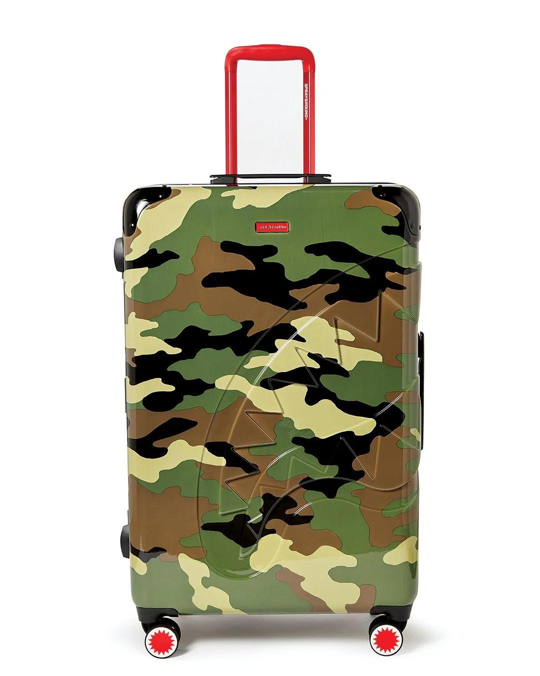 Sprayground Premium | JUNGLE PARIS 29.5” FULL-SIZE SHARKITECTURE LUGGAGE