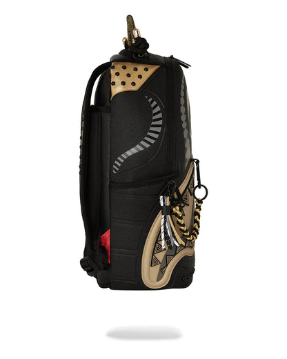 Sprayground Exclusive | A.I. AFRICAN INTELLIGENCE SHARKS OF THE GOLD OCEAN BACKPACK - SANDFLOW