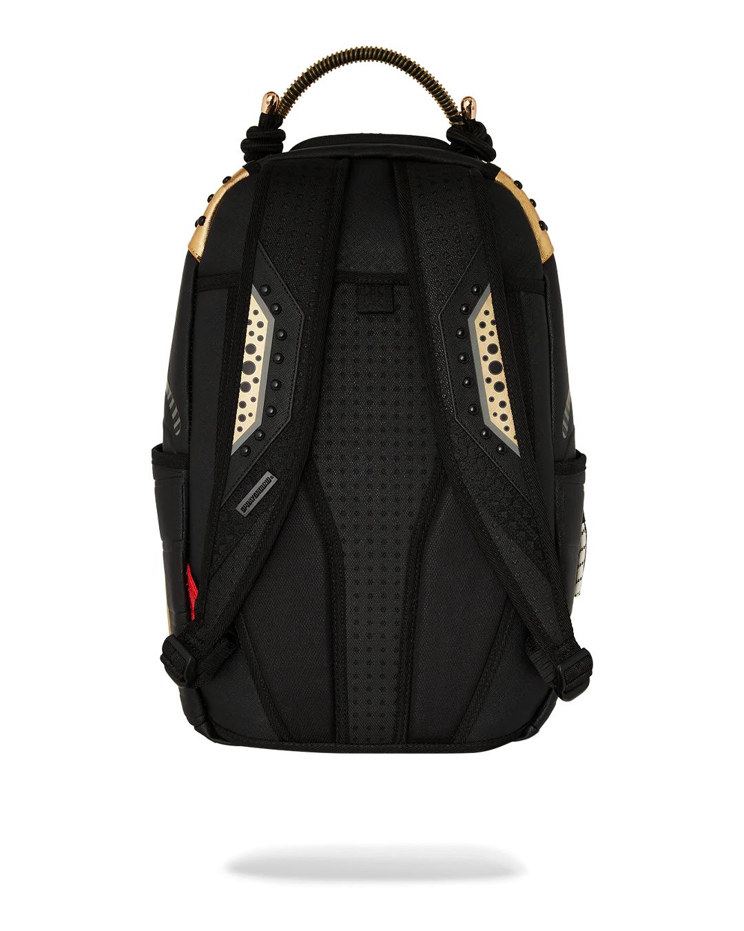 Sprayground Exclusive | A.I. AFRICAN INTELLIGENCE SHARKS OF THE GOLD OCEAN BACKPACK - SANDFLOW
